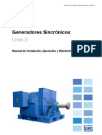 WEG Generador Sincronico Linea s Manual Espanol