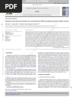 Download Isolation and Characterization of a Muskmelon cDNA Encoding Lycopene Beta-Cyclase 2012 by Avnish Raghuvanshi SN106161707 doc pdf