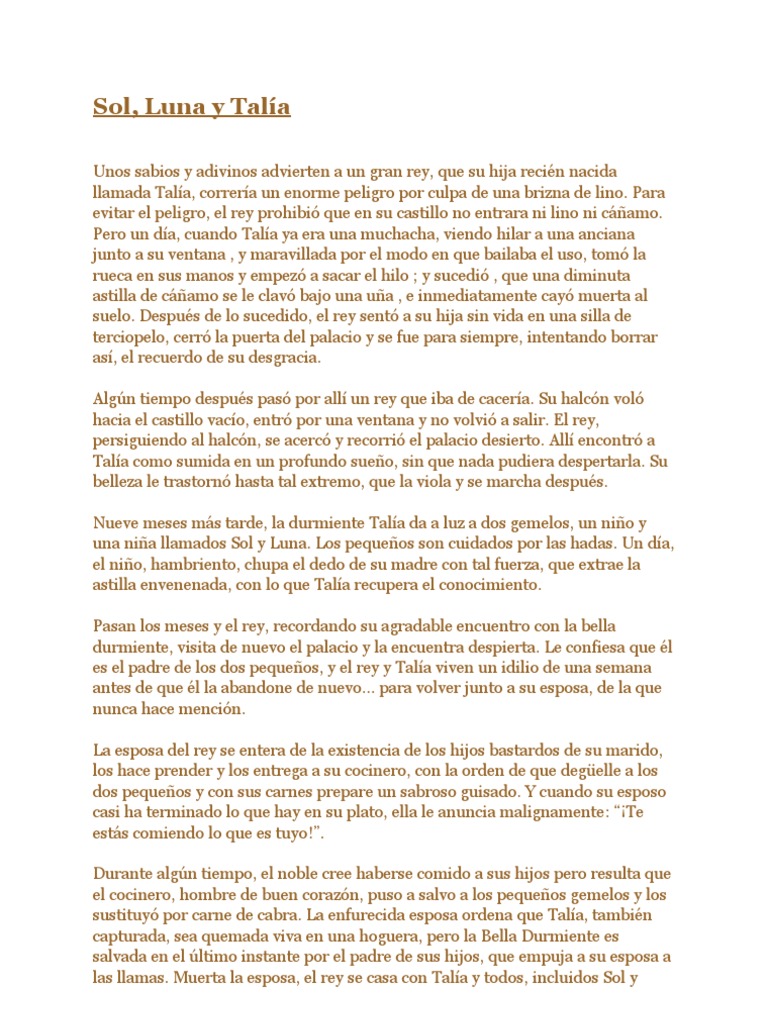 Sol Luna Talia PDF