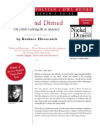 Nickel and dimed introduction summary