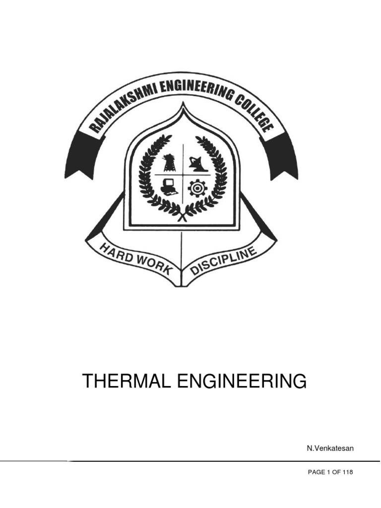 Thermal Engineering | PDF