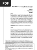 Projeto de fabricação de face cilíndrica estacionária para biorreatores anaeróbios