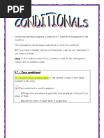 Conditionals Type 0 1 2