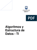 Algoritmos y Estructura de Datos