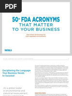 FDA Acronyms