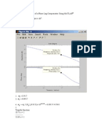 S S S G: Design of A Phase-Lag Compensator Using MATLAB The Desired Phase Margin Is 60 - 1. 2 10) (