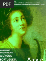 Atas Congresso Internacional a Lingua Portuguesa Em Musica