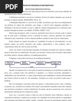 PROJETOS EM MODELOS MATEMÁTICOS 2º - 2012