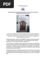 Clarifications of misunderstandings about the most difamed wali of Allah