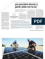 Ley Para Generar La Propia Energia - 10 Sept 2012 , Diario Las Ultimas Noticias