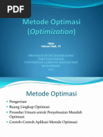 Download Metode Optimasi ASTK I by adelimelda SN106205785 doc pdf
