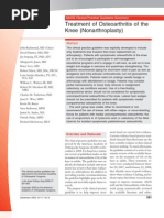 Treatment of Osteoarthritis of the Knee (Nonarthroplasty).