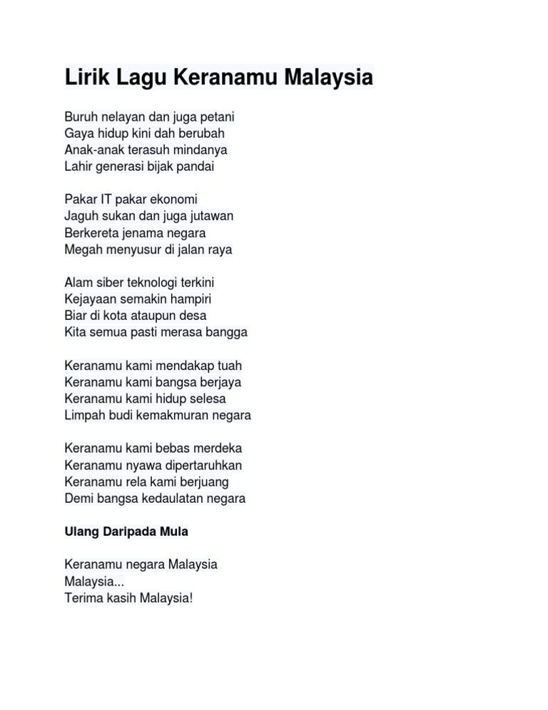 33++ Lagu 1 malaysia ideas