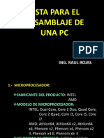 Componentes Para Ensamblar Una Pc