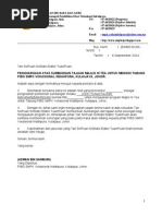 Surat Jemputan VIP Untuk Perasmian