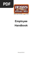 Hoss's Employee Handbook