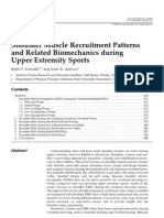 SHOULDER MUSCLE ACTIVITY