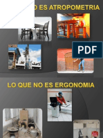 Lo Que No Es Ergonomia y Antropometria