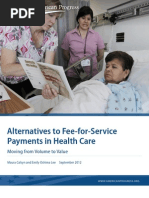 Download Alternatives to Fee-for-Service Payments in Health Care by Center for American Progress SN106249865 doc pdf