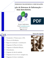 Aula 15 - Capitulo 05 - PDSI - Aula 01 - Aula Introdutória de Implementação de Sistemas de Informação