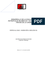 Desarrollo de La Evaluacion Petrofisica en Mexico y Su Futuro (1)