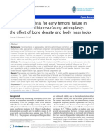Early Femoral Failuter Metal Effect Bone Density and BMI