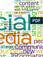 A Report On Social Networking