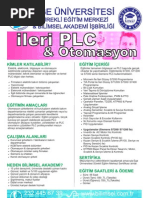 İleri PLC & Otomasyon Kursu İzmir