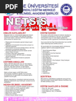 NETSİS Önmuhasebe Kursu İzmir