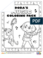 Dora Colorear Musica