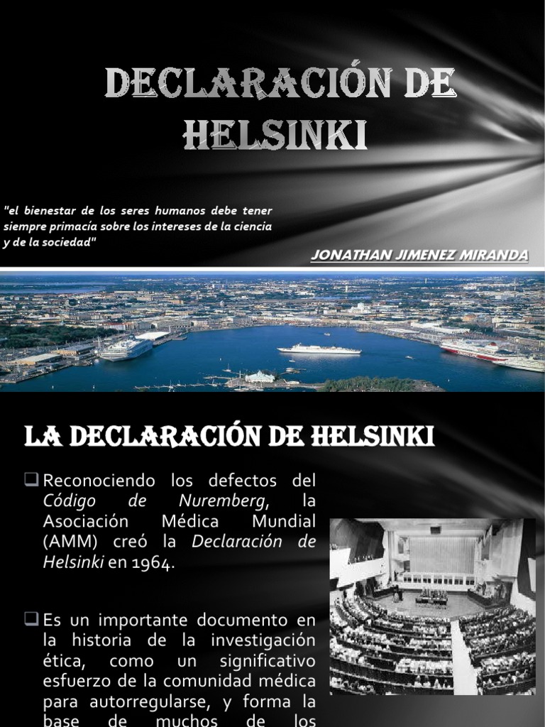 Declaracion De Helsinki