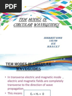 TEM Mode of Circular Waveguide