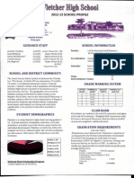 Fletcher School Profile 2012-13 PDF