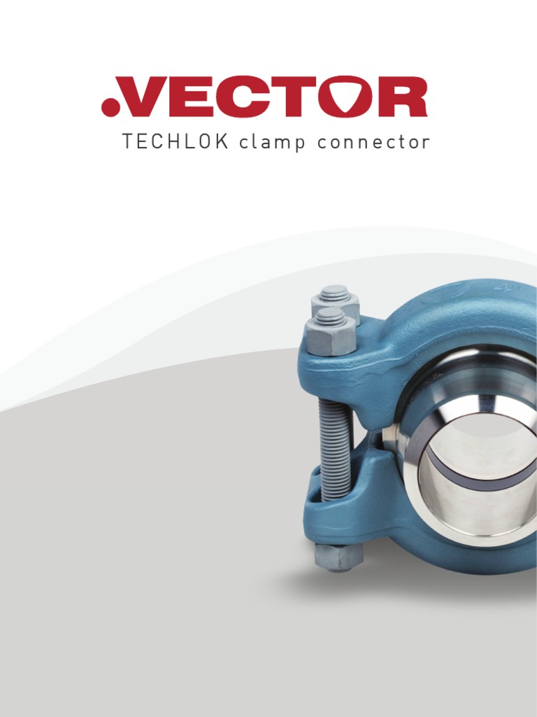 TECHLOK Clamp Connector Technical version Pipe (Fluid Conveyance