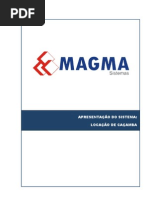 Apresentação Magma - Sistema Locação de Caçamba e Controle Financeiro.