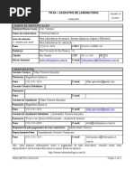 Cadastro de Laboratorio