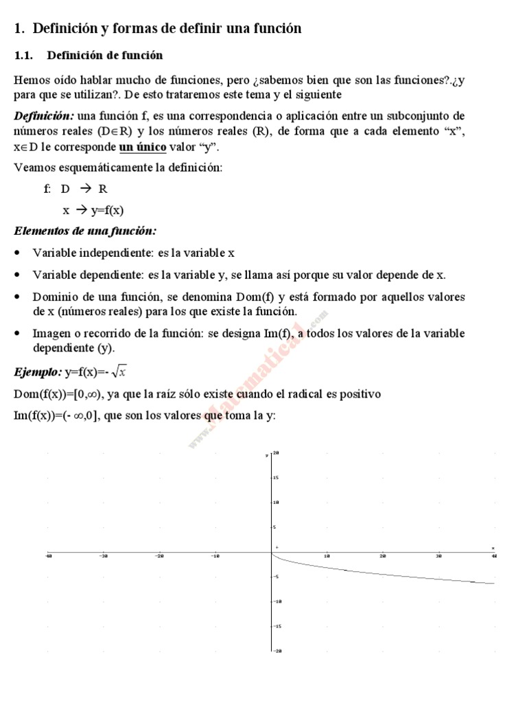 Propiedades Globales de Las Funciones Función continua