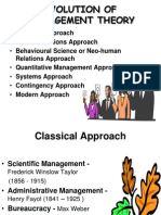 Evolution of Management Theory