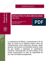 Tema 12 Arquitectura Mexicana de 1982 A 2010