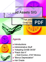 Fixed Assets SIG
