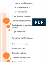 Filosofia Da Educação