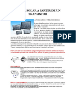 Celda Solar A Partir de Un Transistor