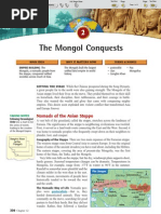 CH 12 Sec 2 - The Mongol Conquests