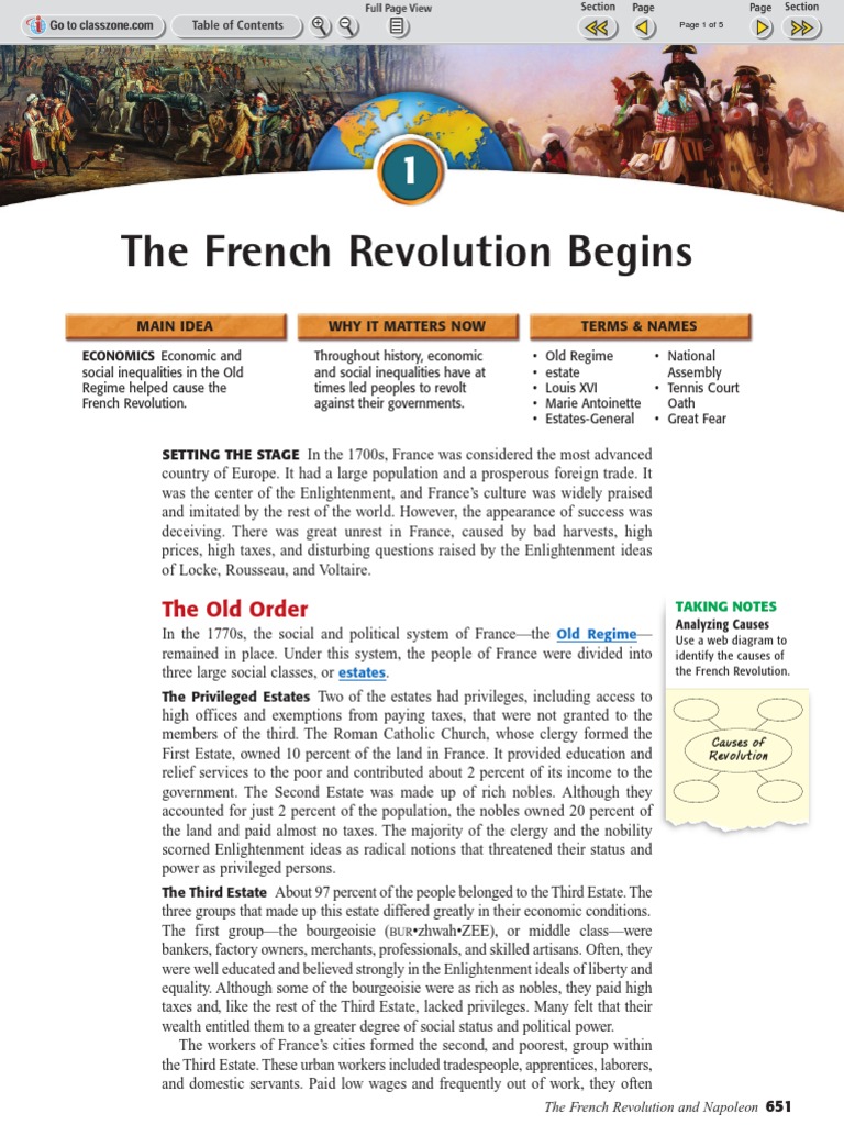 Causes of the French Revolution | PDF | French Revolution | Marie ...