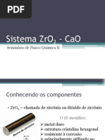 seminário físico-química 2 _Sistema ZrO2 - CaO