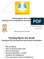 Thinking Big for the Small Ppt Sep13 2012