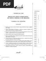 UFSCAR - Português Inglês Corrigida 2003-2008