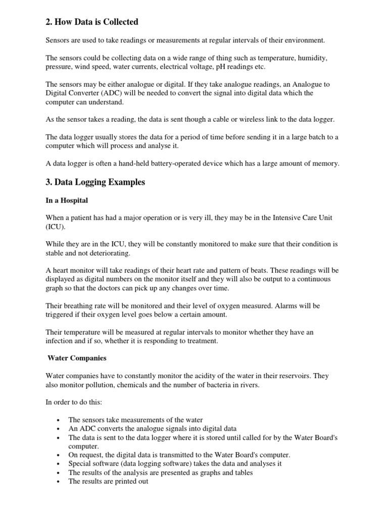 Data Logging PDF Monitoring (Medicine) Sensor