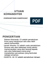 Persekutuan Komanditer CV