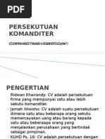 Persekutuan Komanditer CV